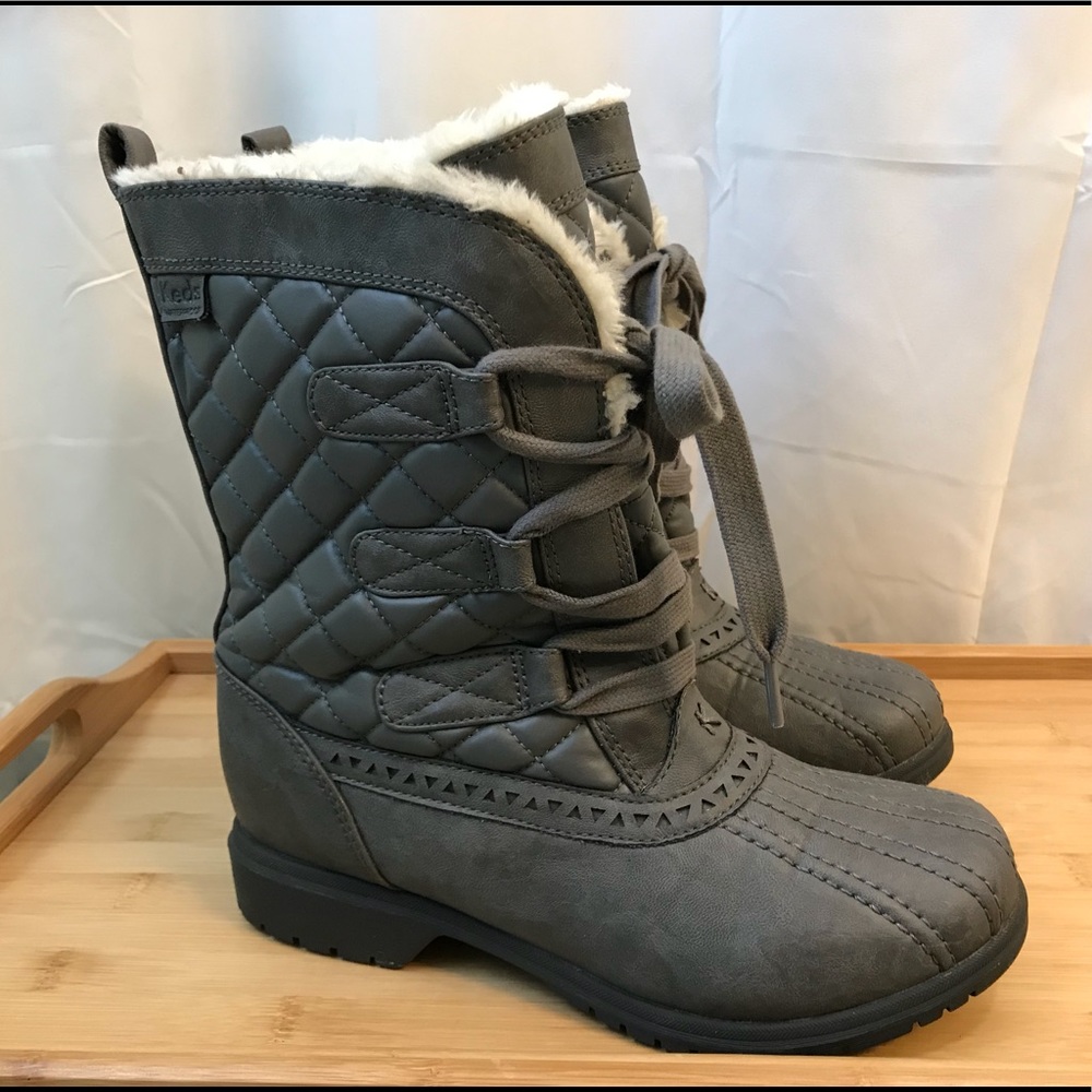 Gray Keds Waterproof Boots